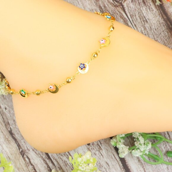 "Dainty Anklet for Women – Elegant Everyday Jewelry & Perfect Gift | MLCRC1724 - Picture 5 of 10